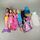 Mattel Bundle Barbie 4x Modepuppen mit Kleidern & Accessoirese | mehrfarbig, thumbnail 1 of 3