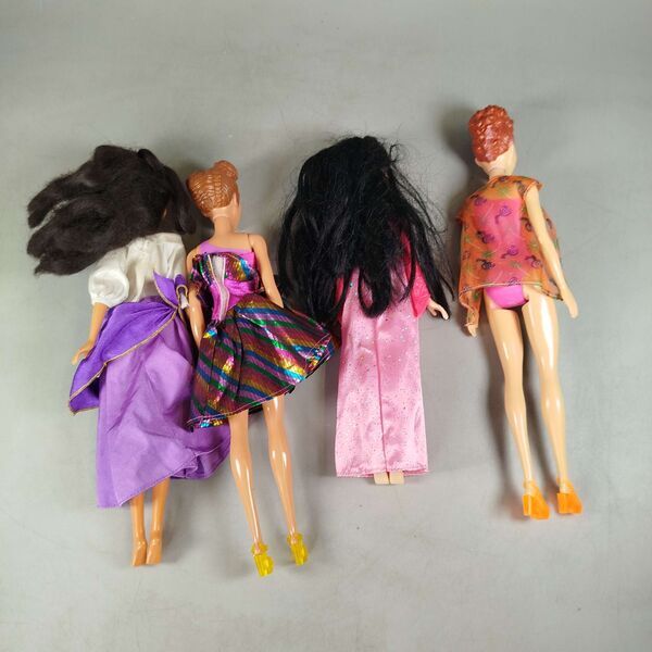 Mattel Bundle Disney Barbie Mulan Esmeralda Shank Yesss 4x Modepuppene | mehrfarbig, image 3 of 3