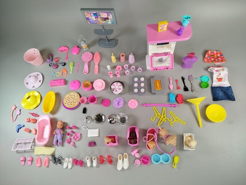 Mattel Puppen mit Zubehör | 6er Set - Haustiere and Roller | multicolored 4