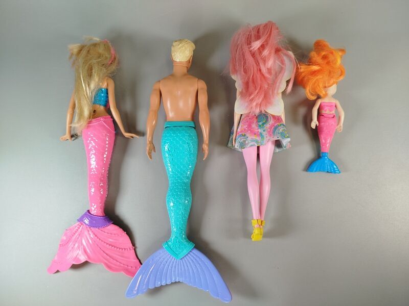 Mattel Puppen Set - Meermenschen-Familie and Fee | 4er Set | multicolored 2