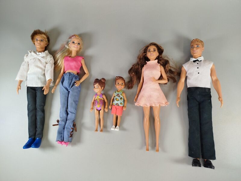 Mattel Puppen mit Zubehör - Set von 6, Haustiere & Roller | mehrfarbig 1