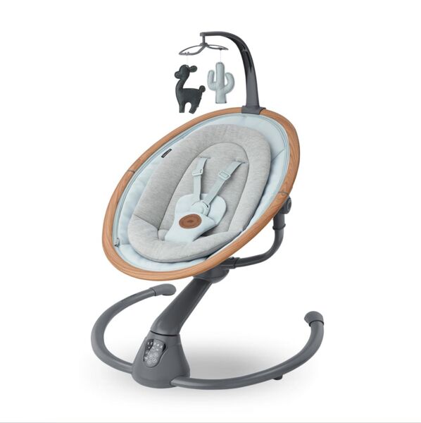 Maxi-Cosi Cassia Babywippe | grau/blau/braun 1
