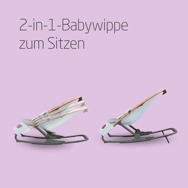 Maxi-Cosi Kori 2 in 1 Babywippe | grau 2
