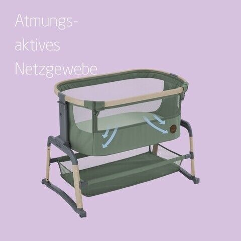 Maxi-Cosi Lora Air Beistellbett | green 2