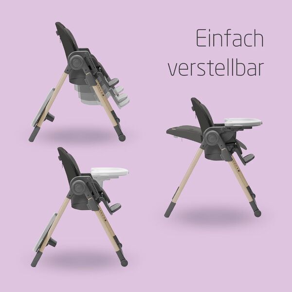 Maxi-Cosi Minla Kinderhochstuhl | grau | beyond graphite eco 2