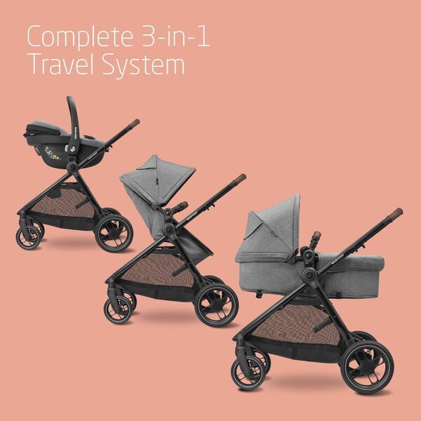 Maxi-Cosi Zelia S Trio Kinderwagen | harmaa 2