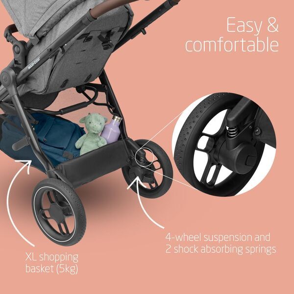 Maxi-Cosi Zelia S Trio Kinderwagen | harmaa 3