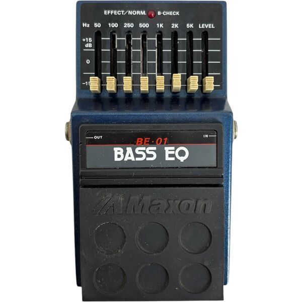 Maxon Bass EQ BE-01 Effect Pedal - Vintage Japan | vintage, image 1 of 5