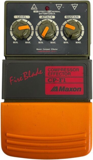 Maxon CP-F1 Compressor Effector Fire Blade Effect Pedal