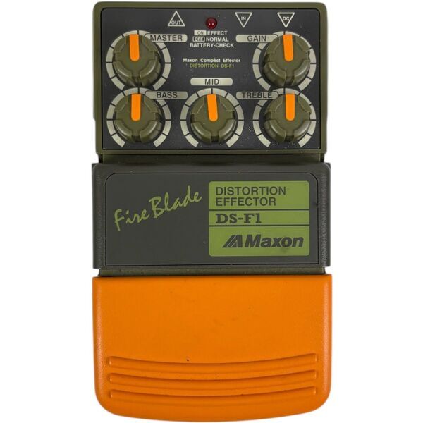 Maxon DS-F1 Fire Blade Distortion Effection Effektpedal - Japan | original, image 1 of 5