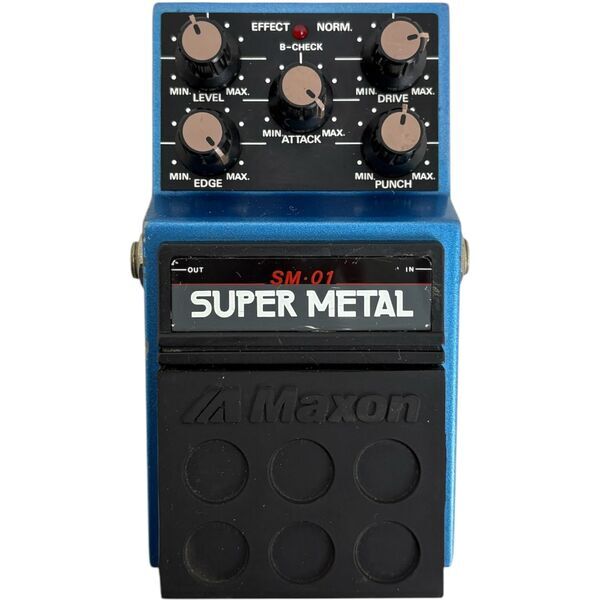 Maxon SM-01 Super Metal Effect Pedal - Vintage Japan | vintage, image 1 of 5