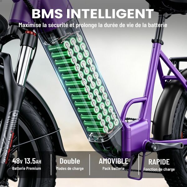 MAXTURN Literider 2.0 purple | Overstock | purple | 20" | unisize | < 500 km, image 1 of 4
