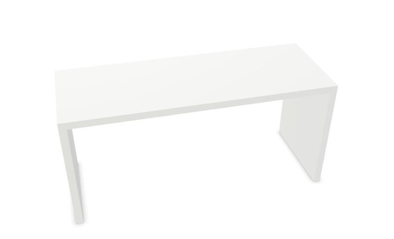 ME07210 Closed Konferenztisch / dining table wood 240 x 90 cm | white, image 3 of 4