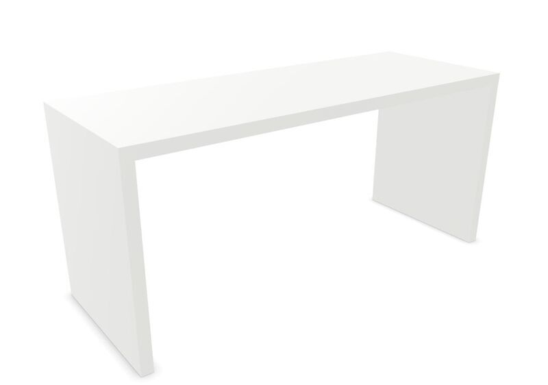 ME07210 Closed Konferenztisch / dining table wood 240 x 90 cm | white, image 4 of 4