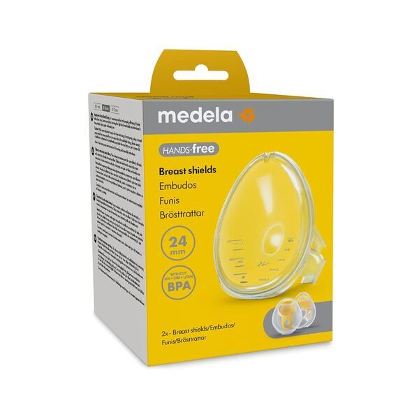 Medela Brusthauben for Milchpumpe Hands-Free | 2er Set | white 1