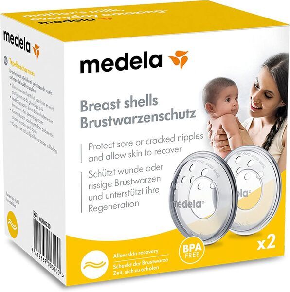 Medela Brustwarzenschutz 2er Set | transparent 3