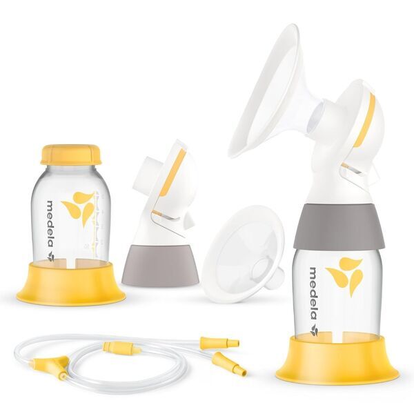 Medela Classic PersonalFit Flex Doppelpumpset for elektrische Pumpen | yellow 1