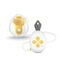 Medela Solo elektrische Hands-Free Milchpumpe | weiß/gelb thumbnail 1/2