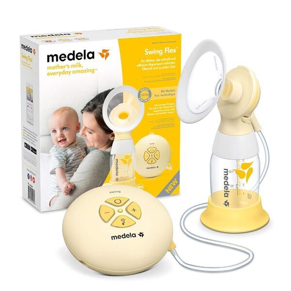 Medela Swing Flex™ elektr. 2-Phasen-Milchpumpe | yellow 1