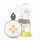 Medela Swing Maxi elektr. Doppelmilchpumpe | white/yellow thumbnail 1/2