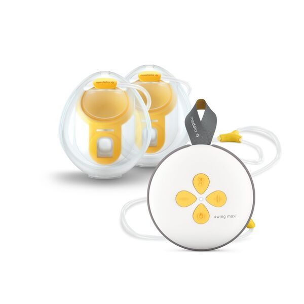 Medela Swing Maxi™ Hands-Free elektrische Doppelmilchpumpe | white 1