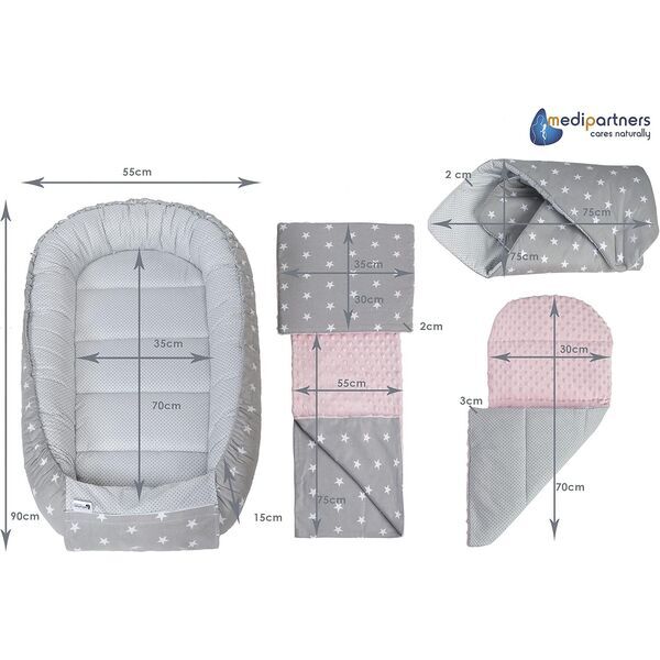 Medi Partners Babynest | grey 2