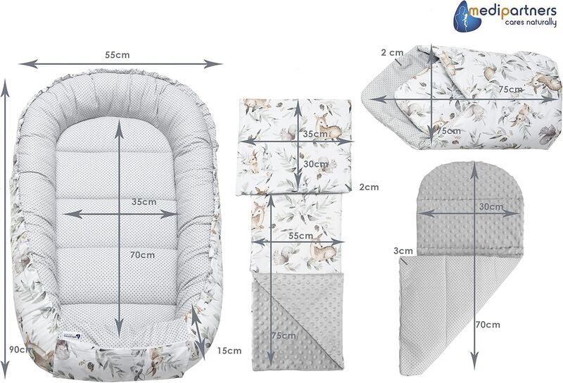 Medi Partners Babynest Hirsch | multicolored 2