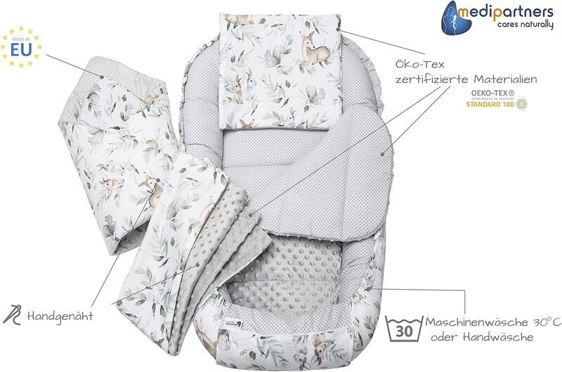 Medi Partners Babynest Hirsch | multicolored 3