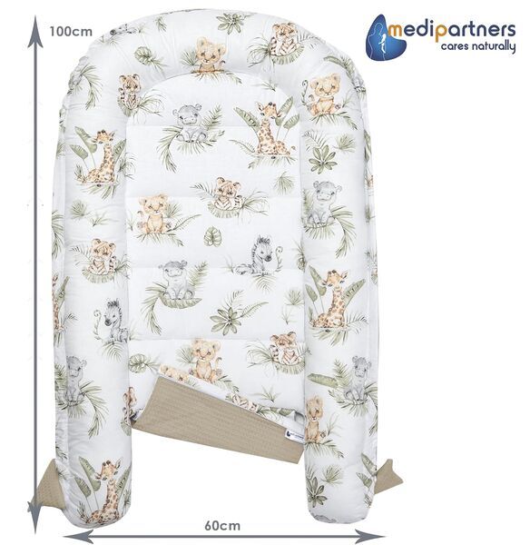 Medi Partners babynest safari beige | beige, image 3 of 3