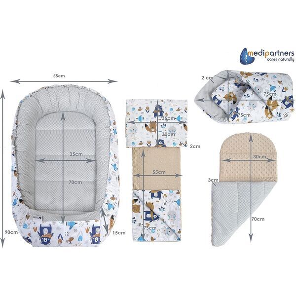 Medi Partners Babynest Set | beige 2