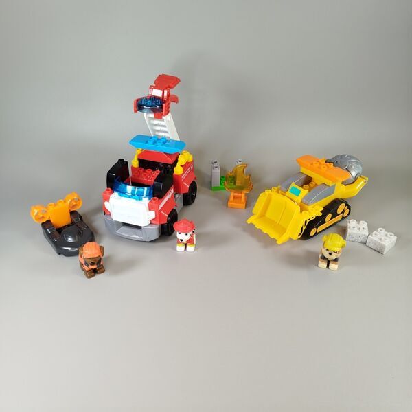 Mega Bloks Paw Patrol Bausteinset - Feuerwehr, Bulldozer, Hovercraft | mehrfarbig 1