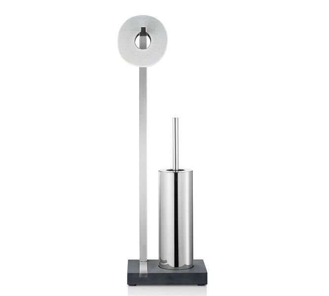 Menoto Toilettenbutler Edelstahl Poliert 68820 | metallic colors, image 1 of 3
