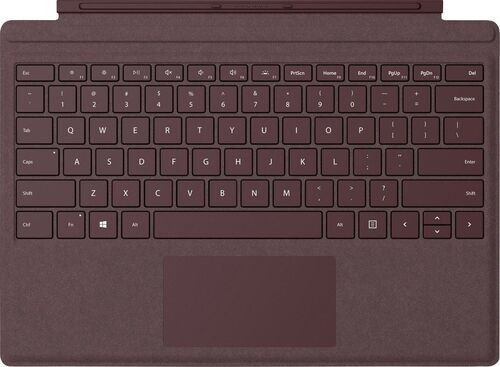 Microsoft Surface Pro Signature Type Cover | mörkröd | US
