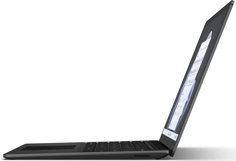 Microsoft Surface Laptop 5 | i5-1245U | 13.5" | 16 GB | 512 GB SSD | 2256 x 1504 | Touch | Backlit keyboard | matte black | Win 11 Pro | SE, image 4 of 6