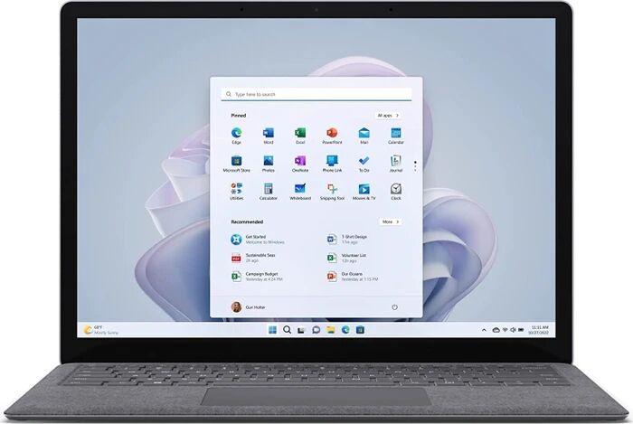 Microsoft Surface Laptop 5 | i7-1265U | 15" | 8 GB | 256 GB SSD | 2496 x 1664 | Touch | Illuminazione tastiera | platino | Win 11 Pro | UK, image 1 of 6