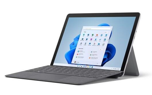 Microsoft Surface Go 3 (2021) | i3-10100Y | 10.5" | 4 GB | 64 GB eMMC | Surface Dock | Platin | Win 11 S | DE 1