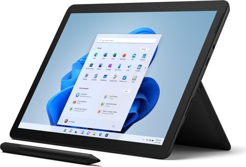 Väldigt bra: Microsoft Surface Go 3 (2021) | i3-10100Y | 10.5" | 8 GB | 128 GB SSD | kompatibel stylus | Surface Dock | matt svart | Win 11 S
