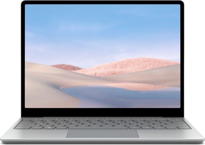 Microsoft Surface Laptop Go | i5-1035G1 | 12.4" | 4 GB | 64 GB eMMC | 1536 x 1024 | platina | tátil | iluminação do teclado | Stylus compatível | Win 10 Pro | DE