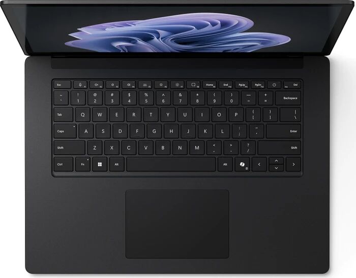 Microsoft Surface Laptop 6 | Core Ultra 5 135H | 13.5" | 16 GB | 256 GB SSD | svart | Touch | Bakgrundsbelyst tangentbord | Win 11 Pro | DE, image 2 of 4