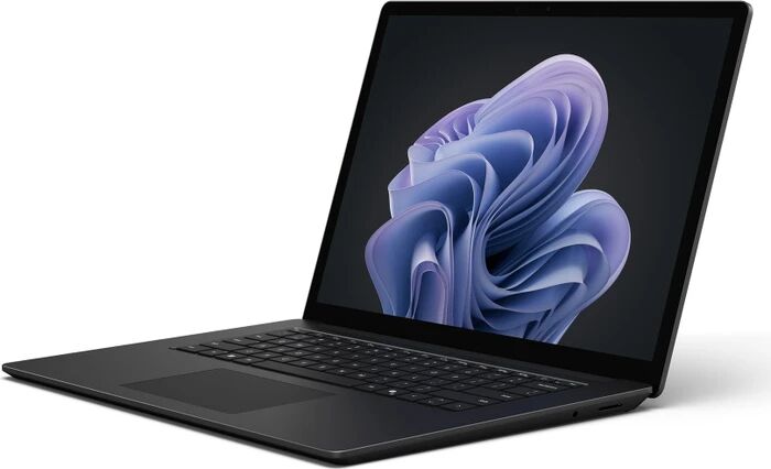 Microsoft Surface Laptop 6 | Core Ultra 5 135H | 13.5" | 16 GB | 256 GB SSD | svart | Touch | Bakgrundsbelyst tangentbord | Win 11 Pro | DE, image 3 of 4