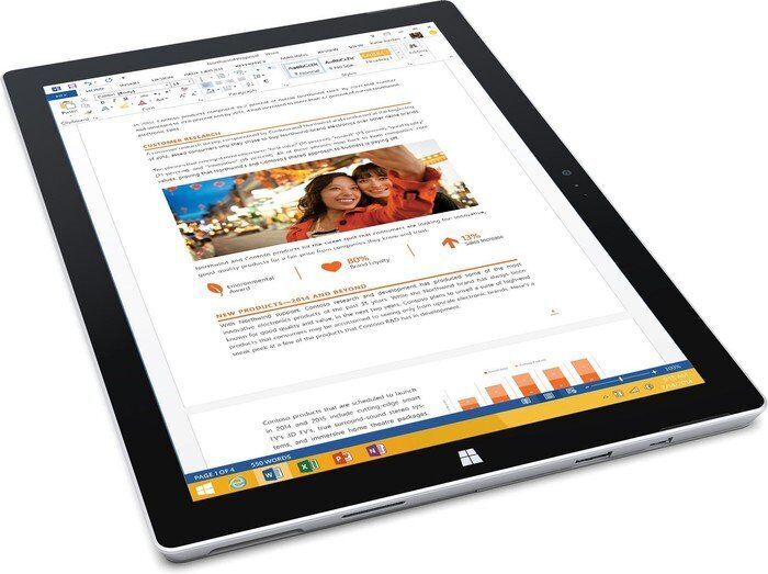 Microsoft Surface Pro 3 | 12" | i5-4300U | 8 GB | 256 GB | kompatibel stylus | Surface Dock | Win 10 Pro | UK