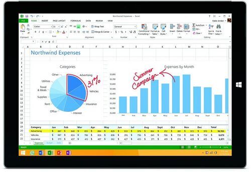 Microsoft Surface Pro 3 | 12" | i5-4300U | 4 GB | 128 GB | Win 10 Pro