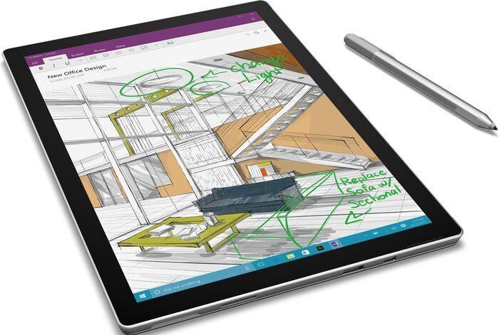 Microsoft Surface Pro 4 (2015) | i5-6300U | 12.3" | 4 GB | 128 GB SSD | yhteensopiva Stylus | Surface Dock | Win 10 Pro