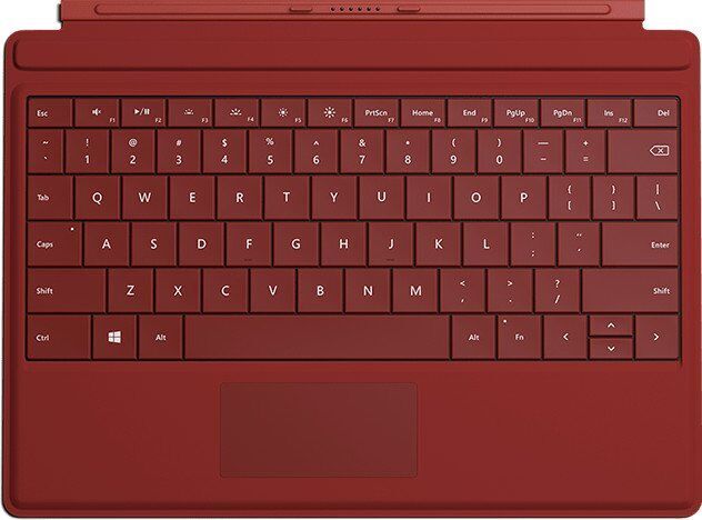 Microsoft Surface Pro Type Cover | vermelho | FR