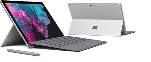 Som Ny: Microsoft Surface Pro 6 (2018) | i5-8350U | 12.3" | 8 GB | 128 GB SSD | kompatibel stylus | Win 11 Home | Platin | ES