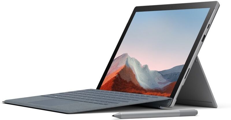 Microsoft Surface Pro 7 (2019) | i5-1035G4 | 12.3" | 16 GB | 256 GB SSD | kompatybilny rysik | Win 10 Pro | Platin | UK