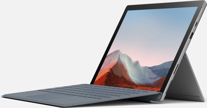 Microsoft Surface Pro 7 (2019) | i5-1035G4 | 12.3" | 8 GB | 128 GB SSD | kompatibel stylus | Win 10 Home | Platin | Surface Dock | UK