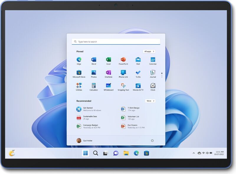 Microsoft Surface Pro 9 (2022) | i5-1235U | 13" | 8 GB | 256 GB SSD | Win 11 Home | Sapphire 2