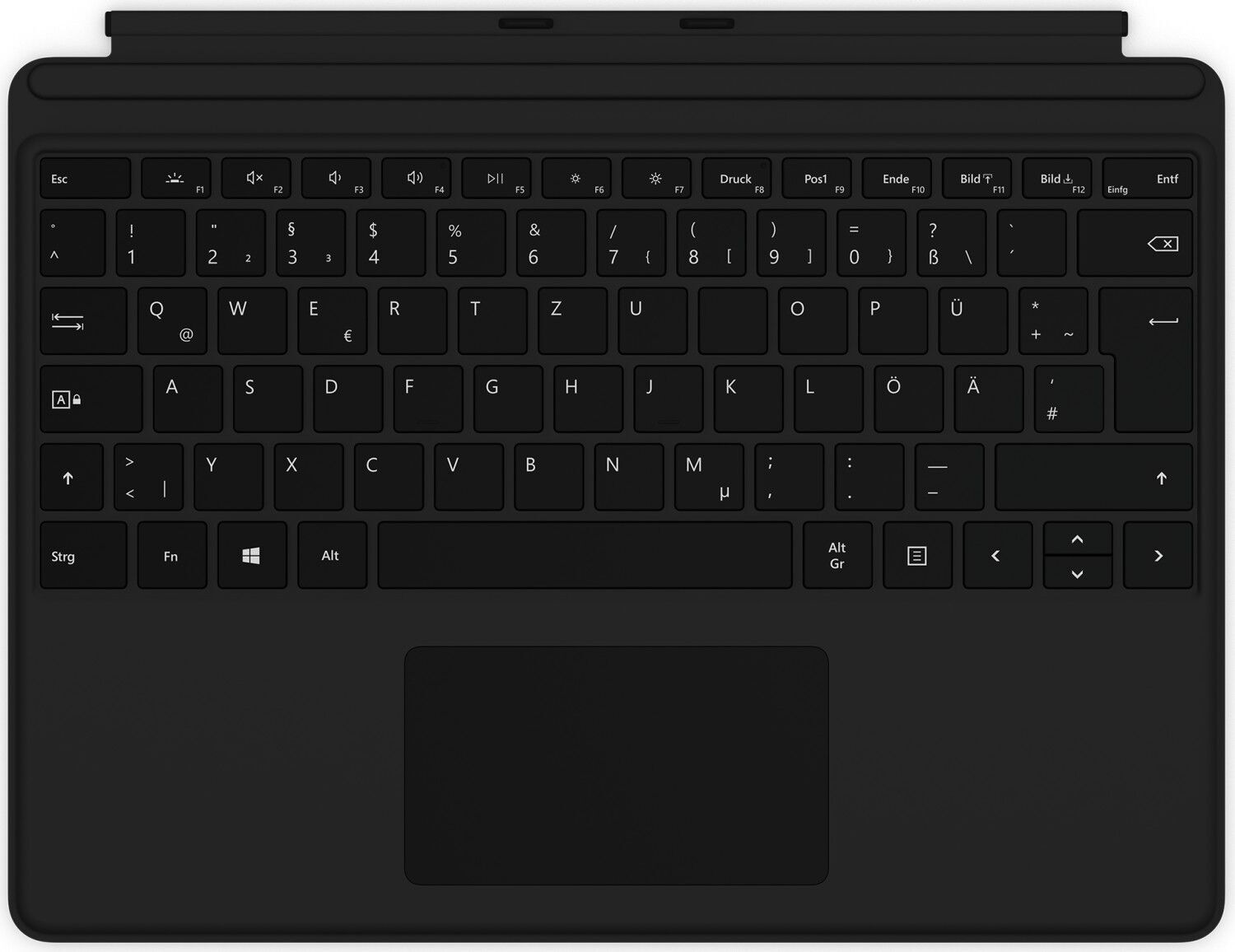 Microsoft Surface Pro X Type Cover Schwarz DE