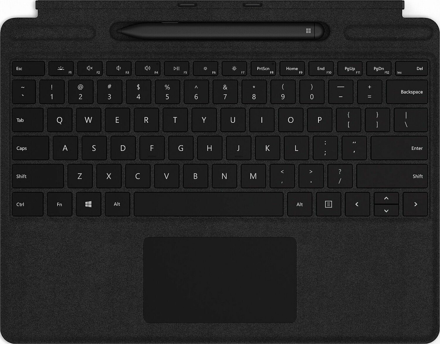 Microsoft Surface Pro X Type Cover Stylus Grau US